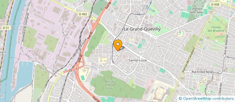 localisation de l'entreprise MADAME JENNIFER GREBENT  LE GRAND-QUEVILLY