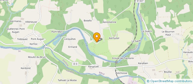 localisation de l'entreprise MADAME JENNIFER GRICE  PLUMELIAU-BIEUZY