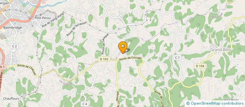 localisation de l'entreprise MADAME JENNIFER GRUEL  LE GOSIER