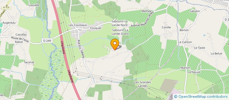 localisation de l'entreprise MADAME JENNIFER GUERILLON  CEZAC