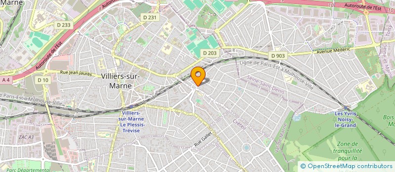 localisation de l'entreprise MADAME JENNIFER GUERIN  VILLIERS-SUR-MARNE