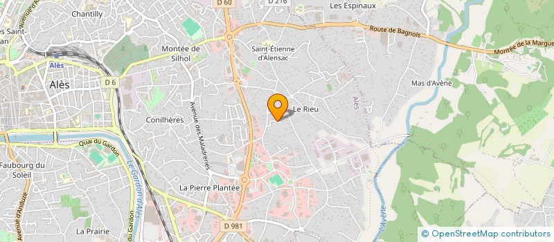 localisation de l'entreprise MADAME JENNIFER GUETTICHE  ALES