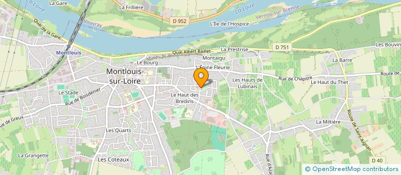 localisation de l'entreprise MADAME JENNIFER GUILBERT  MONTLOUIS-SUR-LOIRE