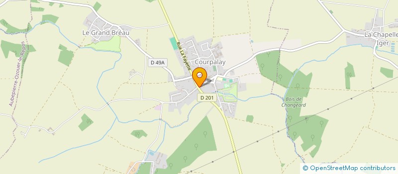 localisation de l'entreprise MADAME JENNIFER GUILLAUME à COURPALAY
