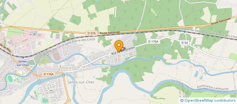 localisation de l'entreprise MADAME JENNIFER GUILLERAU  SELLES-SUR-CHER