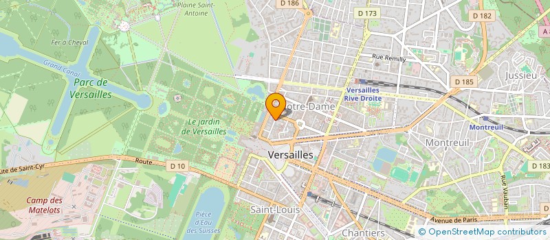 localisation de l'entreprise MADAME JENNIFER GUIRCHOUM  VERSAILLES