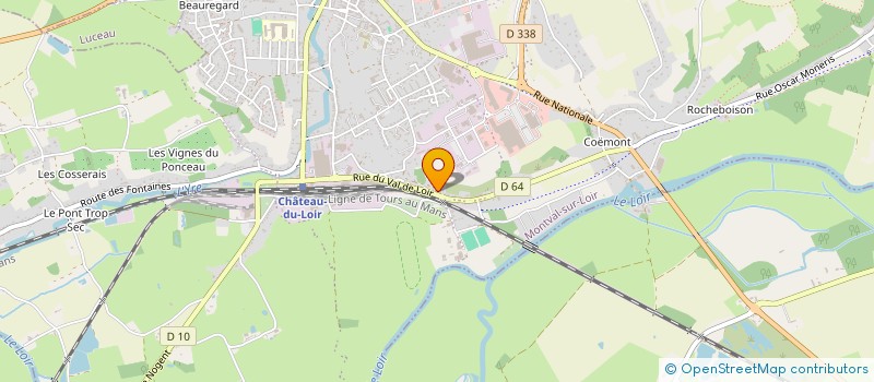 localisation de l'entreprise MADAME JENNIFER GUYET  MONTVAL-SUR-LOIR