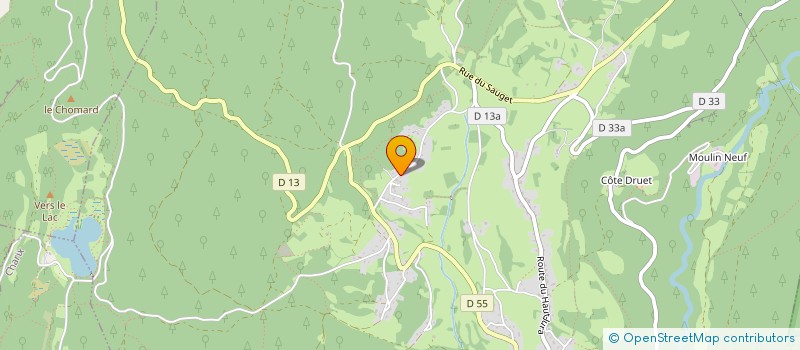 localisation de l'entreprise MADAME JENNIFER HACQUARD  ECHALLON