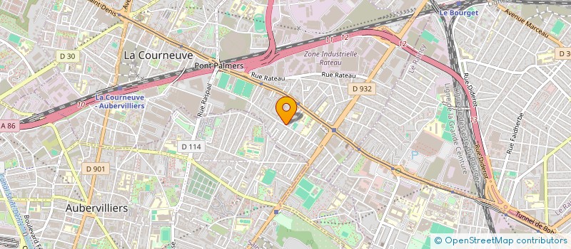 localisation de l'entreprise MADAME JENNIFER HAMICHE à LA COURNEUVE