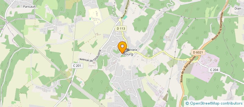 localisation de l'entreprise MADAME JENNIFER HAMON  COULOUNIEIX-CHAMIERS