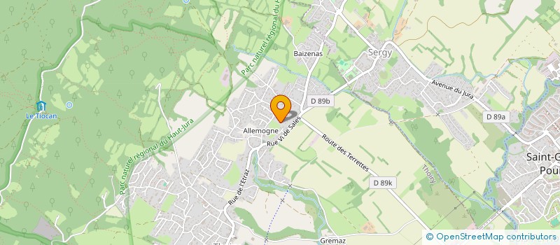 localisation de l'entreprise MADAME JENNIFER HARDT  THOIRY