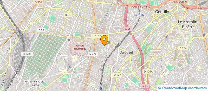 localisation de l'entreprise MADAME JENNIFER HARDY  ARCUEIL