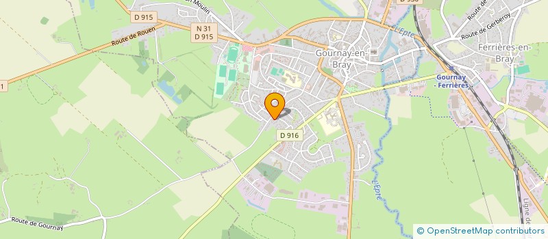localisation de l'entreprise MADAME JENNIFER HARTMANN à GOURNAY-EN-BRAY