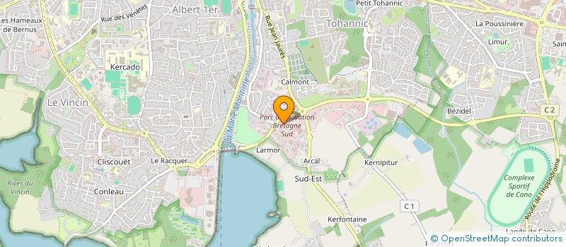 localisation de l'entreprise MADAME JENNIFER HAZARD à VANNES