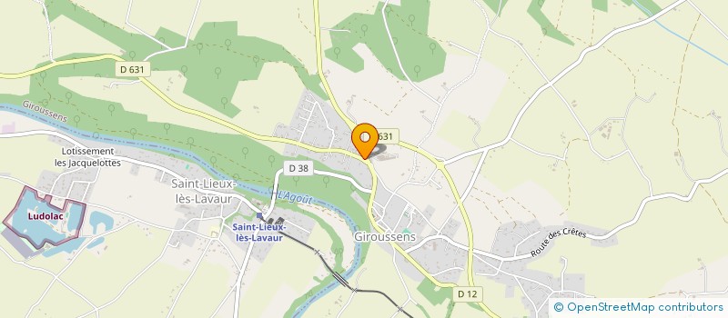 localisation de l'entreprise MADAME JENNIFER HEURTEL  GIROUSSENS