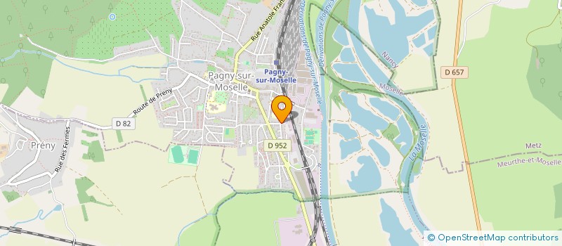 localisation de l'entreprise MADAME JENNIFER HEZELOT  PAGNY-SUR-MOSELLE