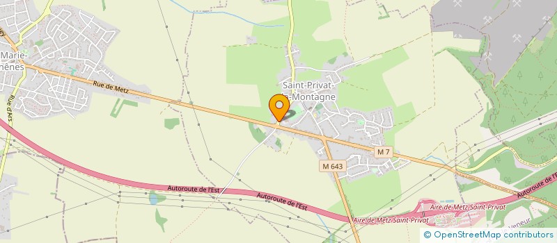 localisation de l'entreprise MADAME JENNIFER HOFFMANN  SAINT-PRIVAT-LA-MONTAGNE