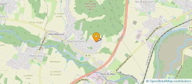 localisation de l'entreprise MADAME JENNIFER HOTTIN  MACHEMONT