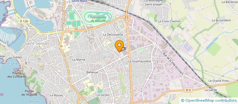 localisation de l'entreprise MADAME JENNIFER HOUARD  SAINT-MALO