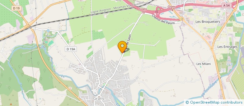 localisation de l'entreprise MADAME JENNIFER INNOCENTI  GRANS