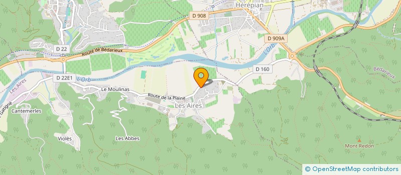 localisation de l'entreprise MADAME JENNIFER ISCAR  LES AIRES