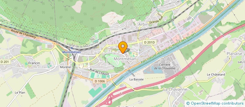 localisation de l'entreprise MADAME JENNIFER JACOPIN à MONTMELIAN