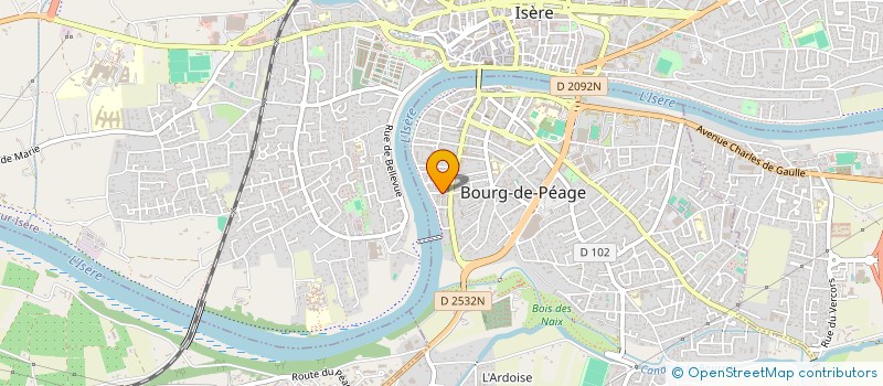 localisation de l'entreprise MADAME JENNIFER JACQUET à BOURG-DE-PEAGE
