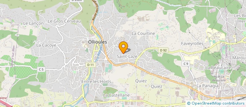 localisation de l'entreprise MADAME JENNIFER JOANNET LELONG à OLLIOULES
