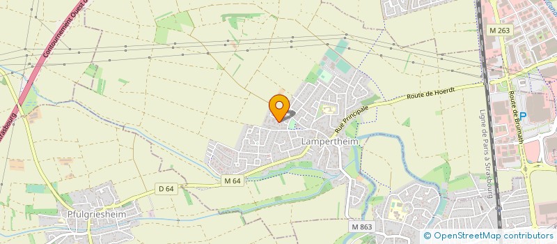 localisation de l'entreprise MADAME JENNIFER KASTNER  LAMPERTHEIM