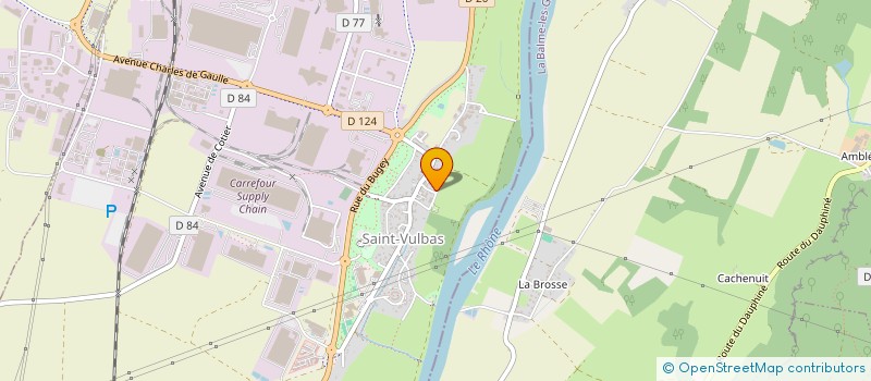 localisation de l'entreprise MADAME JENNIFER KAZANIECKI  SAINT-VULBAS