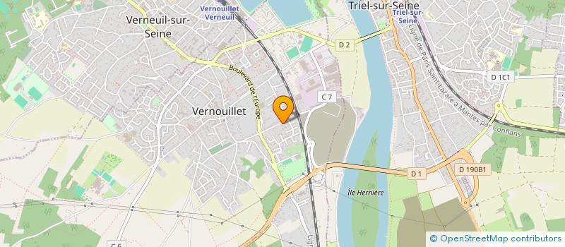 localisation de l'entreprise MADAME JENNIFER KERHERVE à VERNOUILLET