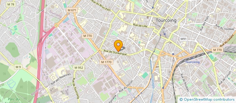 localisation de l'entreprise MADAME JENNIFER KINOO  TOURCOING