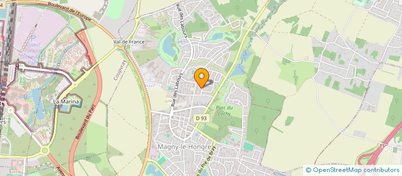 localisation de l'entreprise MADAME JENNIFER KLEIN  MAGNY-LE-HONGRE