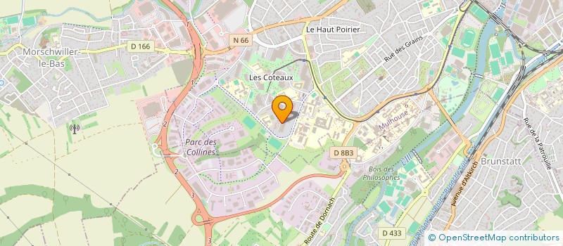 localisation de l'entreprise MADAME JENNIFER KOEBERLE  MULHOUSE