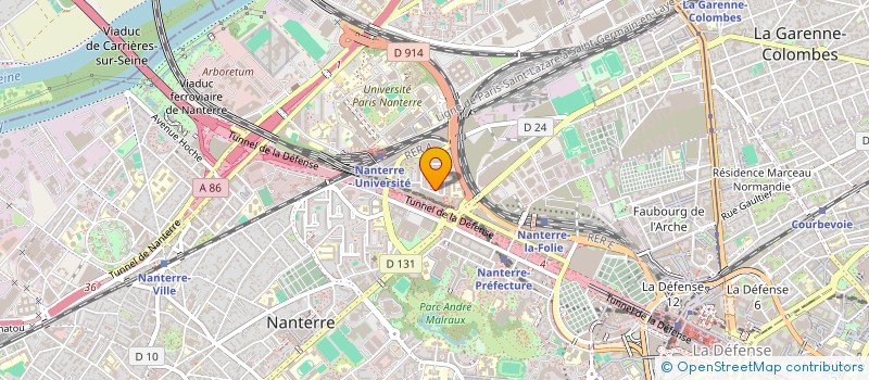 localisation de l'entreprise MADAME JENNIFER KUASSI  NANTERRE