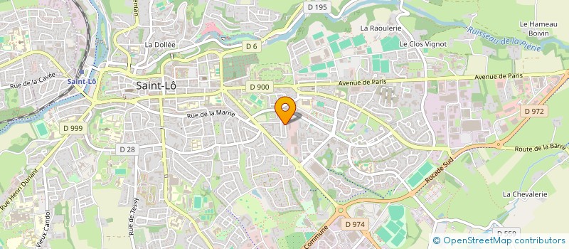 localisation de l'entreprise MADAME JENNIFER LADROUE  SAINT-LO