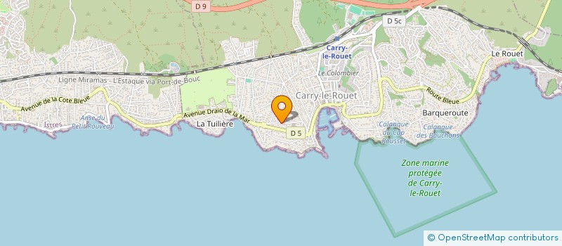 localisation de l'entreprise MADAME JENNIFER LAFOREST  CARRY-LE-ROUET