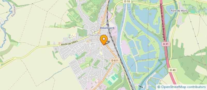 localisation de l'entreprise MADAME JENNIFER LAFROGNE  DIEULOUARD