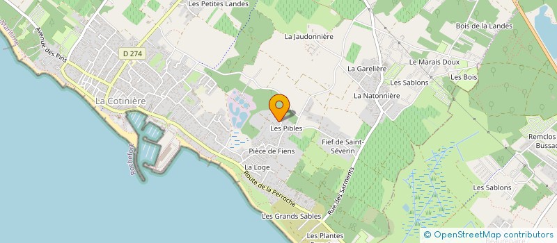 localisation de l'entreprise MADAME JENNIFER LAGARDE à SAINT-PIERRE-D'OLERON