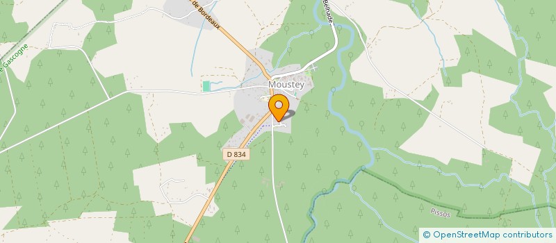 localisation de l'entreprise MADAME JENNIFER LAGARDERE  MOUSTEY