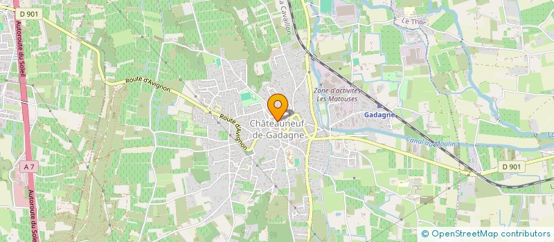 localisation de l'entreprise MADAME JENNIFER LAJARA à CHATEAUNEUF-DE-GADAGNE