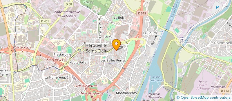localisation de l'entreprise MADAME JENNIFER LAROCHE à HEROUVILLE-SAINT-CLAIR