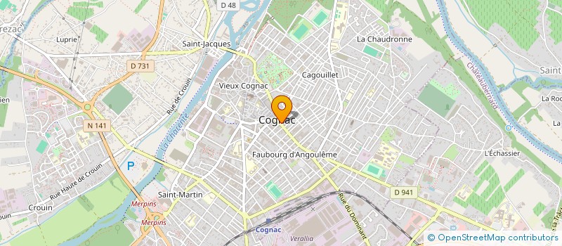 localisation de l'entreprise MADAME JENNIFER LAUMONT à COGNAC