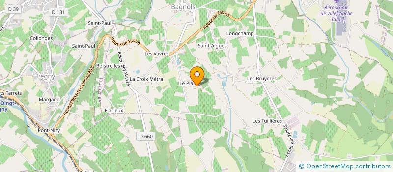 localisation de l'entreprise MADAME JENNIFER LAURENT  BAGNOLS