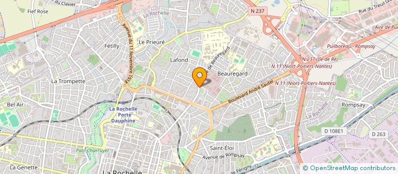 localisation de l'entreprise MADAME JENNIFER LAVILLE  LA ROCHELLE