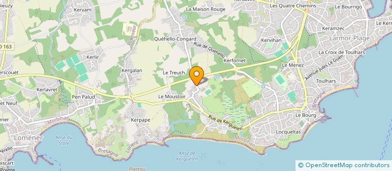 localisation de l'entreprise MADAME JENNIFER LE MENTEC  LARMOR-PLAGE