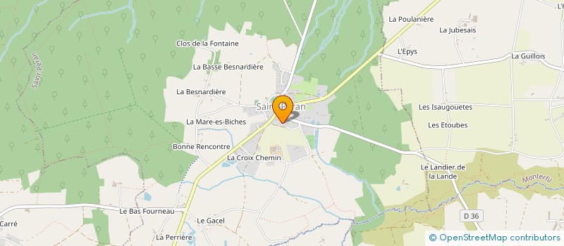 localisation de l'entreprise MADAME JENNIFER LE RUDULIER  SAINT-PERAN