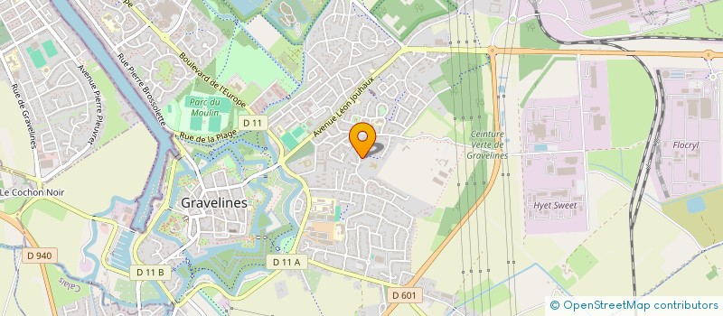 localisation de l'entreprise MADAME JENNIFER LE SECH à GRAVELINES