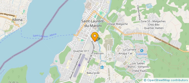 localisation de l'entreprise MADAME JENNIFER LEBAILLIF à SAINT-LAURENT-DU-MARONI