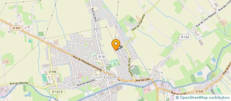 localisation de l'entreprise MADAME JENNIFER LEBLANC  ESTAIRES